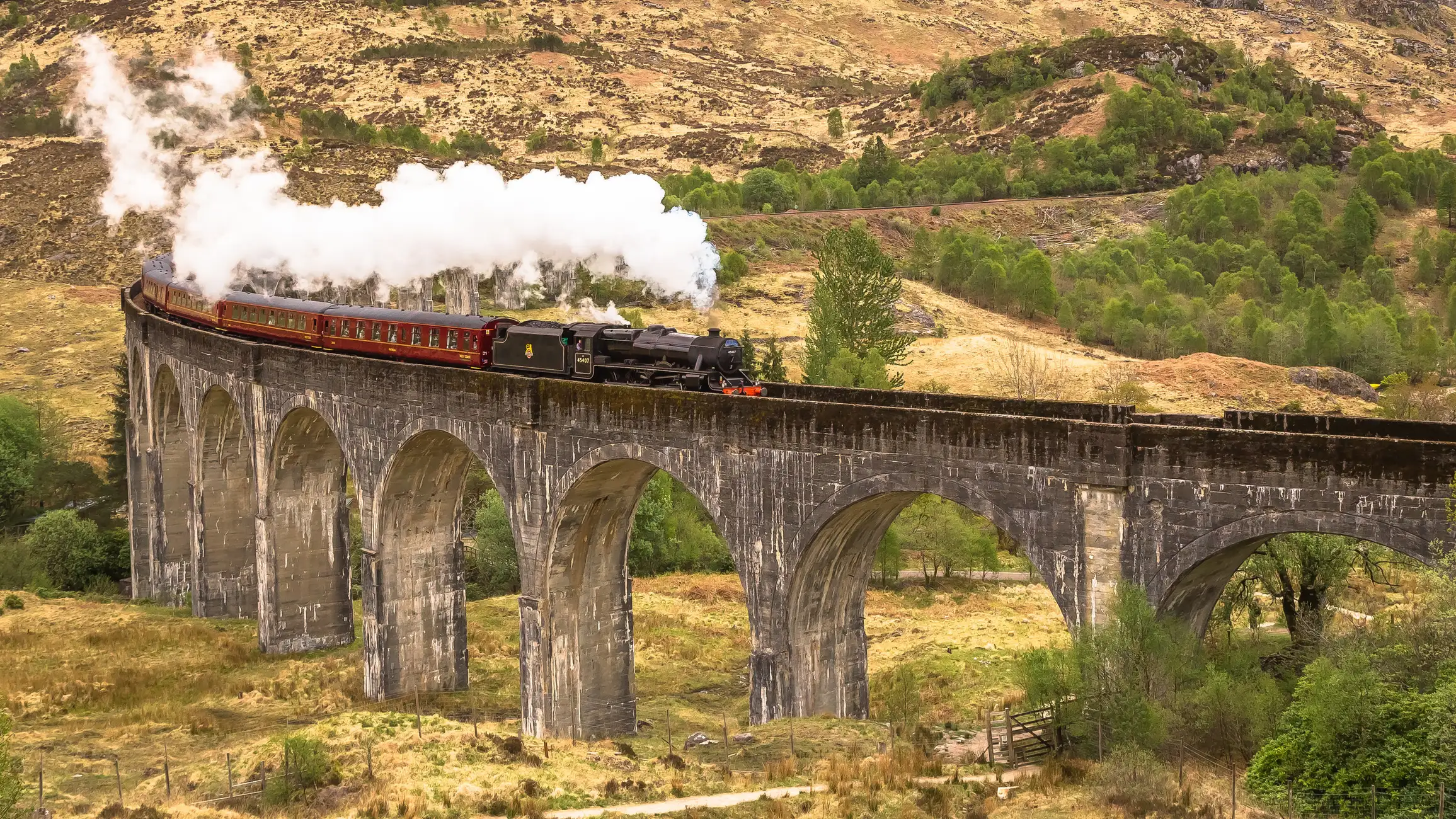 From Inverness: Jacobite Steam Train and Highlands Tour